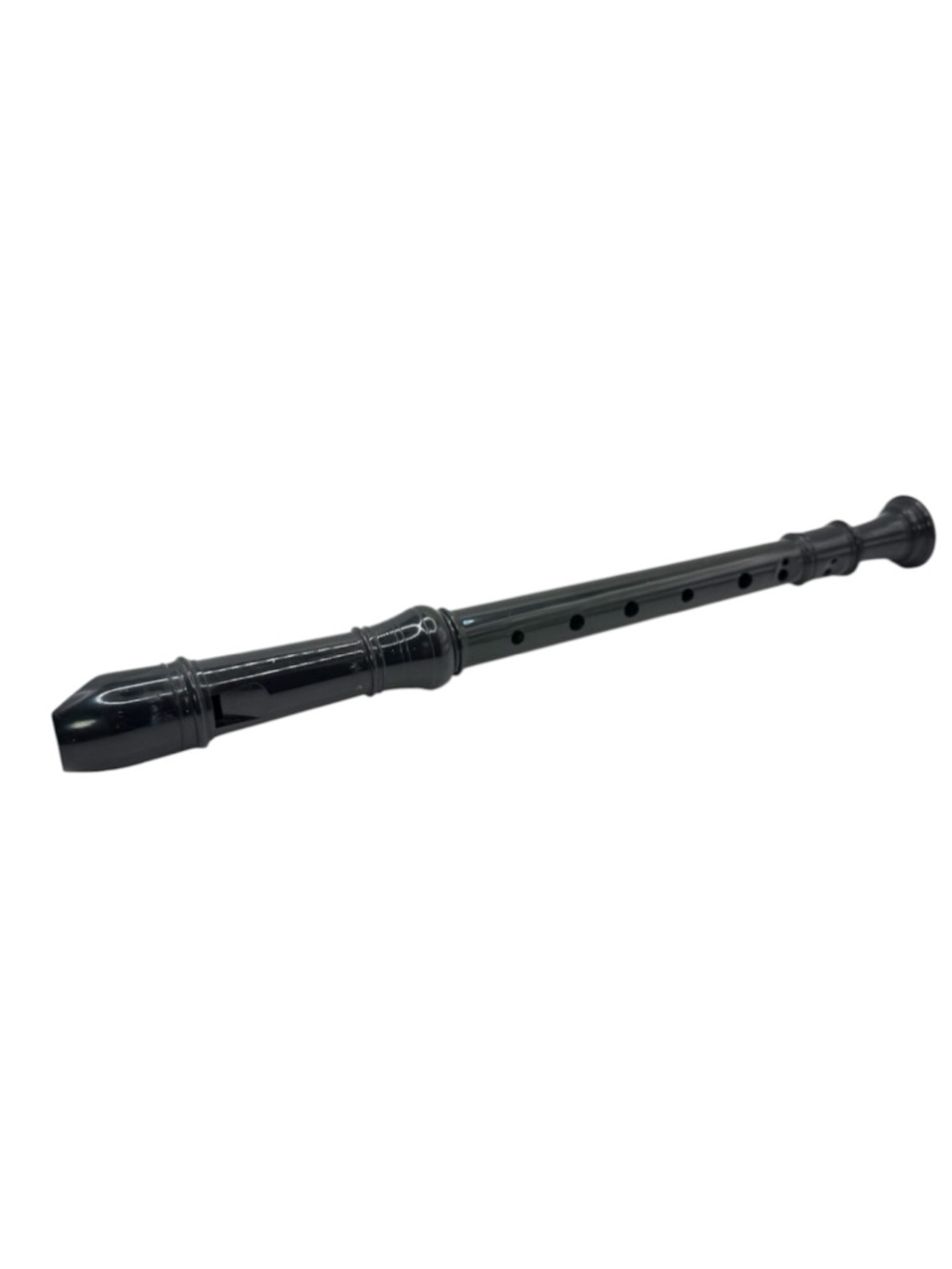 Kingsley No. 105A Soprano Recorder Student Flute – Baroque Fingering Black